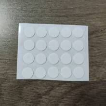 20/60/100pcs 1.2cm/0.47in High Viscosity Seamless Transparent Circular Double-Sided Tape, Cutting Acrylic Double-Sided Tape, Backing Tape, Suitable For Car Interior Pasting, Wedding Celebrations