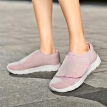 Diabetic Shoes For Women Wide Width Edema Shoes Walking Sneakers For Elderly Swollen Feet - Pink - View 9