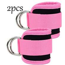 Fitness Ankle Straps-Ankle Strap For Cable Machine-Adjustable D-Ring,One Size Fit With Premium Padding, Glute Kickback Ankle Strap, Ankle Cable Straps For Workout, Booty Workout, Leg Extension, Hip Abductors & Lower Body Exercises.