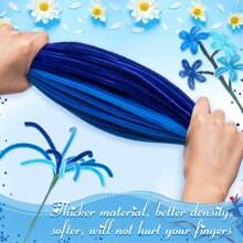 500 件升级版粉色管道清洁器粉色系列雪尼尔杆 12 英寸紫罗兰工艺用品散装适用于 DIY 艺术和工艺项目创意礼品包装派对装饰圣诞礼物 - Pink Series - 查看 4