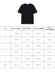 Resist Fascism Moon Phases Floral Design T-Shirt - 黑色 - 查看 7