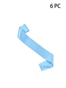 1pc/6pcs Customized Romantic Ribbon Belts; DIY Dress Up For Weddings, Parties, Birthdays, And Graduation Ceremonies; Customized Decorations; Gift Ribbon; Customized Gold Handwritten Fonts; Available In Multiple Colors; Customized Accessories For Brides And Bridesmaids.