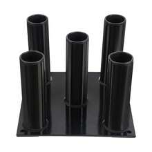 kangten Moderne vertikale Hantelhalter 5 Stangen Langhantelhalter Q235 Stahl - Schwarz - Übersicht 9