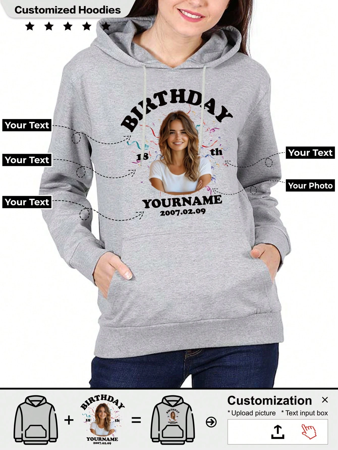 Sweat à Capuche Personnalisé Humour BFF Patricia - Le Meilleur Cadeau Pour Patricia