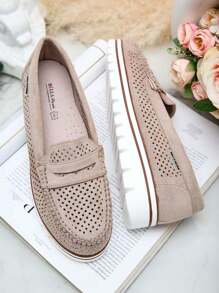 Royalfashion Openwork Women's Moccasins Leteller - Beige - View 3