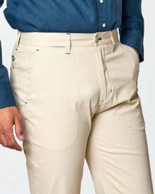 Spagnolo MEN'S BEIGE-BEIGE GABARDINE CHINO PANTS - Beige - View 2