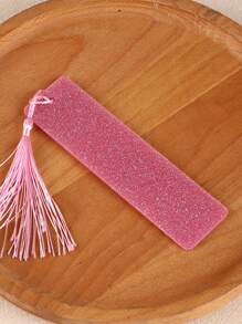 1/2/5/10pcs Loose Powder Acrylic Tassel Bookmark,Creative Learning Stationery Supplies Reading Aid For Back To School,For Reading Wedding Valentine's Gift Party Favor Decoration Bookmark