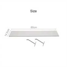 Youyijia 60cm White Radiator Cover Shelves Easy Fit MDF Wood Shelf Including Brackets - Variant1 - View 3