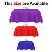 Trade Show Table Cloth Custom, Spa Logo Table Cover With Logo, Personalize Table Covering With Text For Craft Show, Vendor Event Supplies - Custom size Table - View 9