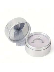 30pcs 55*55*36mm Round Multi-Color Fashion Jewelry Ring Box, Suitable For Christmas, Birthdays, Anniversaries, Valentine's Day, And Other Festivals