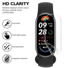 OUKNOEO 9Pcs/6Pcs/3Pcs Hydrogel Screen Film Compatible With Xiaomi Watch Mi Band 9 8 7 Pro 6 5 Anti-Scratch Soft HD TPU Clear Film