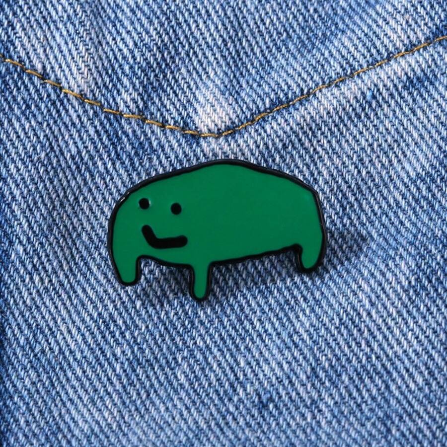 Emaille-Brosche mit fröhlichem Frosch, kundenspezifische dekorative Broschen, Ornamente, Anstecknadeln, Taschenbadges, Schmuckgeschenke, 2025 neuer Stil Pin für Kleidung, Tasche, Rucksack-Charm, Schule, Kpop, Lehrerbedarf, Bürozubehör, Shirts, Jacken, Halloween, Herbst-Winter-Accessoires, geeignet für Jugendliche, Erwachsene, Herren, Lässig, Outdoor, Sport, Urlaub, Abschlussgeschenke, Geburtstag, Alltagskleidung, witzige Lehrergeschenke, Weihnachtsgeschenke für Männer, Taschenbroschen - Grün - Übersicht 1