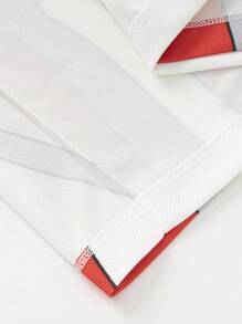 Balabala X Ultraman 青少年男孩两件套短袖服装，2025 年夏季套装 - 藍紅色調 - 查看 4