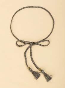 1 pieza Cuerda casual para la cintura de mujer, decoración de cinturón simple y elegante, adecuado para combinar con vestidos largos o camisas en atuendos diarios de verano, escuela, otoño, Halloween