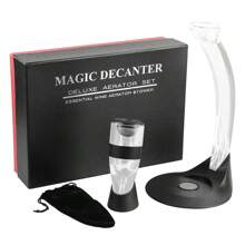 Ensemble Complet Magie Décanter Aérateur à Vin de Luxe Filtre Avec Support