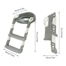 Inodoro para niños con escalones Inodoro plegable Escalera de inodoro rosa