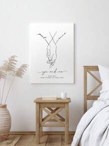 1 pieza Cartel de lienzo enmarcado y personalizado para boda, póster personalizado con el nombre de la novia y el novio para decoración del hogar, regalo perfecto para el Día de San Valentín y aniversarios, multifuncional, duradero, ornamental, reutilizable, exquisito, elegante, de alta calidad, colorido, moderno, personalizado, único, regalo ideal para él, regalo ideal para ella, novio, papá, novia, mamá, familia, amigos, salón de té, hogar, jardín, oficina, para aniversarios, para el Día de San Valentín, para el Día de la Madre, para cumpleaños, para el Día del Padre, para graduaciones, para bodas, para inauguración de casa