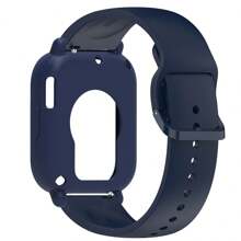 Silicone Case + Strap Compatible With Redmi Watch 5 Lite / 5 Active Repacement Bracelet Belt Smart Watchband Protective Shell Cover