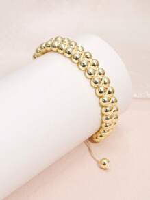 1 件精致时尚双层手链可调节治疗手链保护平衡冥想手链缓解焦虑压力手链男女通用带来好运繁荣、日常佩戴和父亲节/母亲节礼物生日礼物 - 彩色 - 查看 3