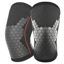 1 对护肘 7 毫米加厚潜水料加压护肘 举重上肢力量训练护臂 健身房配件