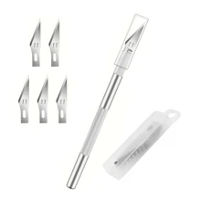 13pcs/Box Precision Handcraft Knife Set - Aluminum Alloy, Ideal For Paper Cutting And DIY Projects, Manual Carving Pen Tools - For Crafts And DIY Enthusiasts - Perfect Gift For Artists And Makers - Multicolor - View 4