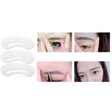 Kit de herramientas para dar forma a las cejas - Moldeador de cejas recto, Plantilla de cejas europea, Moldeador de cejas natural, Plantilla de cejas, Plantilla para dar forma a las cejas - Esencial para principiantes para delinear fácilmente cejas precisas