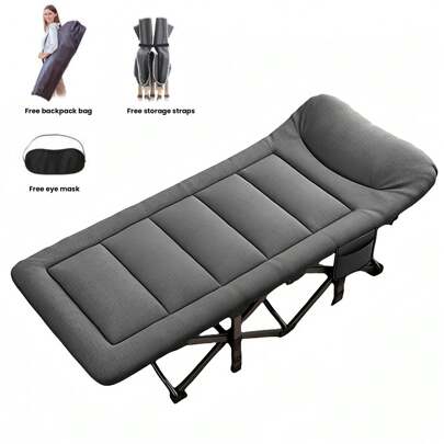  Ubravoo Bärbar hopfällbar campingsäng, 10s Rapid-Deploy Heavy-Duty 160KG Campingsäng av militär kvalitet, 190 x 68 x 40 cm