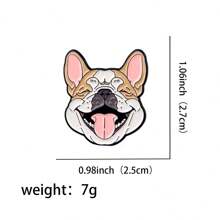 1pc Enamel Cartoon Dog Brooch - Cute Badge For Backpack And Clothes Pin For Clothes Bag Charm School Kpop Teacher Supplies Bag Charms Office Accessories Shirts Jacket Jewelry Halloween Autumn-Winter Accessories,Suitable For Teens, Youth,Men,Casual, Outdoor, Athletic, Vacation, Graduation Gifts, Birthday, Daily Wear Funny Teacher Gifts Costume Accessories Christmas Men Gifts Bag Pins - Black - View 16