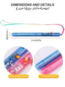 1 Pack Of LED Flash Sticks, Luminous Party Supplies With RGB Lights And 7 Flash Modes, Perfect For Bar, Wedding, Party, Concert, Birthday Gift, Toy And Decoration, Warning Lights For Night Activities - Holiday Accessory, Birthday Party Supplies, Wedding Supplies, Glow In The Dark Party Supplies, LED Light Up Toys, Neon Party Favors, Carnival Birthday Wedding Party Games Gifts Parties., Back To School Valentine Day