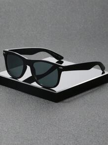 6pcs Unisex Combination Pack, 4pcs, 3pcs Set, 1pc Round Frame, 1pc Square Frame, 1pc Oversized Square Frame, Y2K Square Casual Retro Beach Fashion Sunglasses, Suitable For Daily Wear, All Seasons