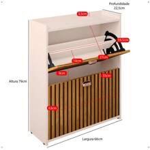 Small Apartment Shoe Organizer 12 Pairs Of Shoes Tilting Drawers Bedroom Decoration - RPM Stores - 米色 - 查看 8