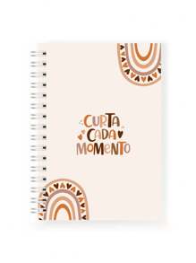 A5 Notebook 100 Sheets Lined Sketchbook Drawing School Hardcover Notebooks - 享受每一刻 - 查看 1