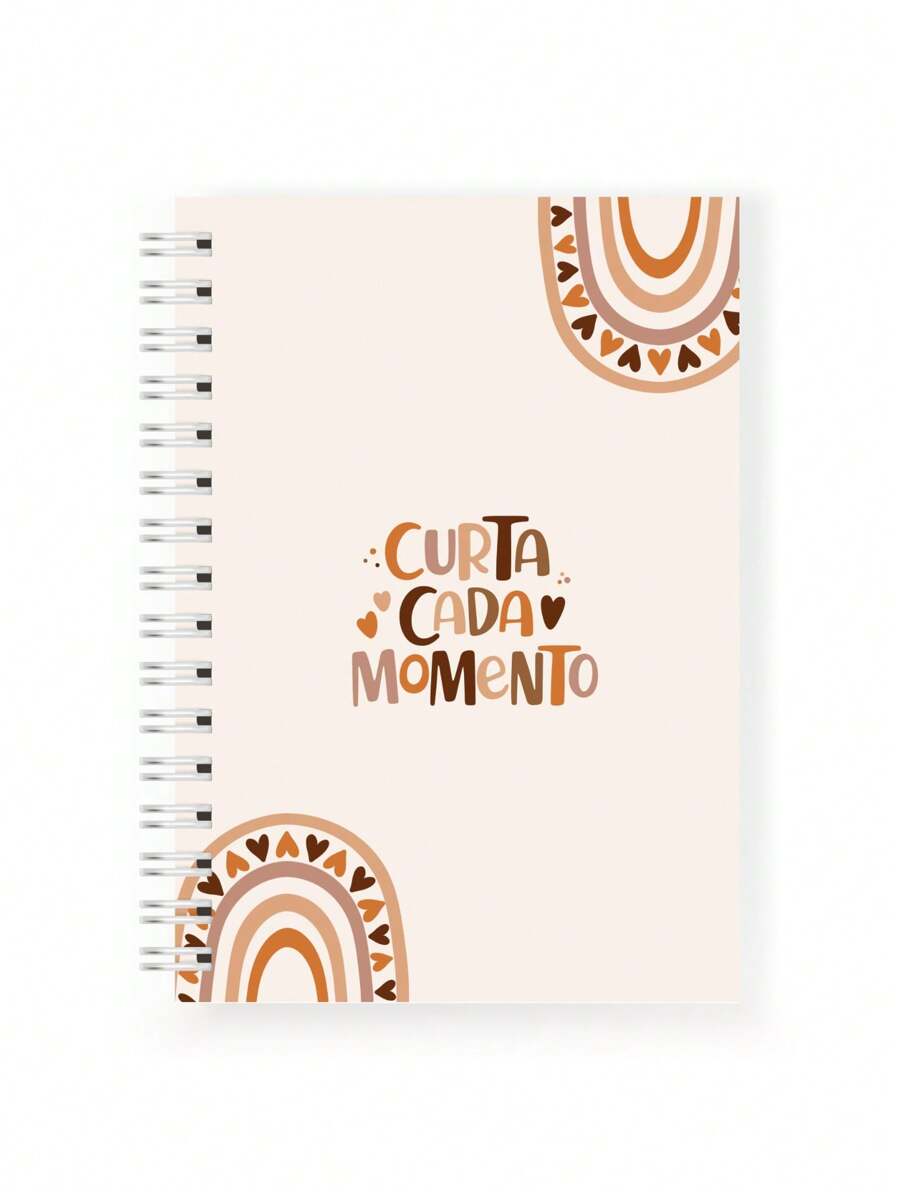 A5 Notebook 100 Sheets Lined Sketchbook Drawing School Hardcover Notebooks - 享受每一刻 - 查看 1