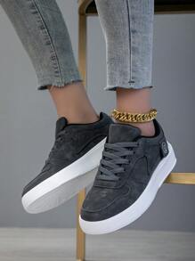 Damen Lässig Schuhe, Damen Sportschuhe, modische weiße Schuhe, Straßenschuhe, leichte Skaterschuhe