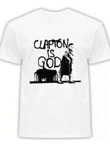 Eric Clapton Camiseta Tejido Transpirable 220g Algodón Pesado