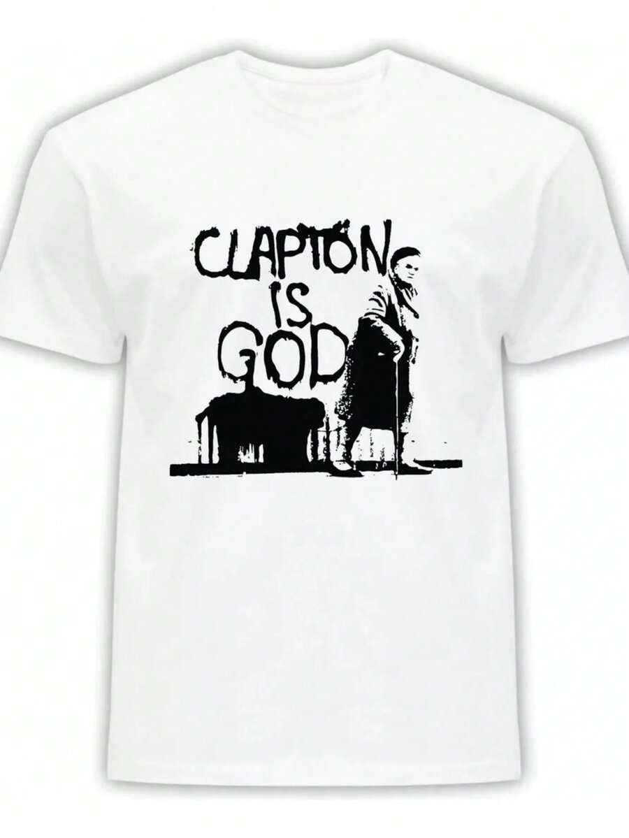 Eric Clapton Camiseta Tejido Transpirable 220g Algodón Pesado