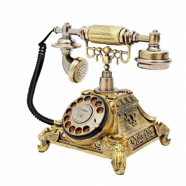 Festnetztelefon, Nostalgie Schnurgebunden Retro Telefon Tischtelefon Haustelefon