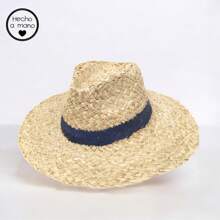 Solid Color, Colorblock Stripe, Multicolor Stripe, Bohemian Casual, Elegant Solid Color, Patchwork Decoration, UV Protection, Handmade Beach Hat, Sun Hat, Patchwork Sun Hat, Suitable For Spring, Summer, Autumn