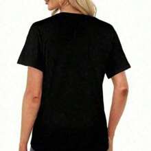 Funny Meme Gifts - Angry Woman Yelling At Cat Meme - Black T-Shirt - Unisex-Youth - Small - Short Sleeve - Black - View 2