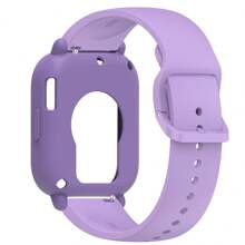Silicone Case + Strap Compatible With Redmi Watch 5 Lite / 5 Active Repacement Bracelet Belt Smart Watchband Protective Shell Cover