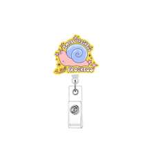 1/4pcs Creative Personalized Retractable Badge Roll, Name Badge Holder With ID Clip Nurse Doctor Volunteer Staff Accessories Decoration