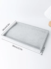 1 件耳环和耳钉珠宝展示托盘/2 件耳环和项链架套装 返校季 - 淺灰色 - 查看 11