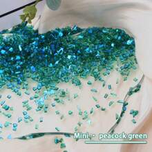 Mini asymmetrische Form Aurora Strass Nail Art Dekoration, kleine Nail Jewelry und Accessoires, super glänzende Nail Zubehör Nägel Nail Charms Nail Gems