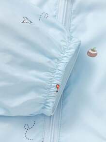 Balabala Baby Hooded Sun Protection Jacket, 2025 Summer Lightweight Outerwear - Blue Tint - View 7