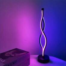 1 Stück klassische Schlangen-förmige spiralförmige LED-Schreibtischlampe - Schlafzimmer-Dekor Nachtlicht mit 3-farbiger dimmbarer Steuerung, USB-betrieben, moderne dekorative Lampe für Zuhause, Büro, Bar, Party, Schreibtisch-Beleuchtung, Mode-Lampe für das Jahr der Schlange