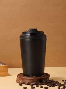 1pc Customized Design & Text Stainless Steel American Style Coffee Mug, Multi-Functional, Easy To Clean, Reusable, Stainless Steel Exquisite, Fashionable, High-Quality, Minimalist, Colorful, Customized Modern, Leak-Proof, Suitable For All Seasons, Camping, Travel, Ideal Choice As Gift For Girlfriend, Mom, Dad, Family, Friends, Anniversary, Valentine's Day, Mother's Day, Birthday, Father's Day, Graduation, Wedding, Decor For Living Room, Bedroom, Tea Room, Home, Dining Room, Office, School,Multi-Functional, Ornamental,Reusable,Exquisite,Stylish,High-Quality,Colorful,Modern,Custom,Personalized,Unique,Ideal Gifts For Him,Ideal Gifts For Her,Boyfriend,Dad,Girlfriend,Mom,Family,Friends,Tea Room,Home,Garden,Office,For Anniversaries,For Valentine's Day,For Mother's Day,For Birthdays,For Father's Day,For Graduation,For Weddings,For Housewarming,Delicate Romance - Multicolor - View 6