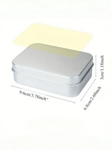 1 件长方形铝制皂盒，3 层排水，浴室皂架，洗面皂盒，适用于家庭和厨房使用，家居浴室装饰秋季装饰，返校季