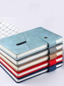Customization 1PC Classic Business Style A5 Buckle Imitation Leather Notebook Wear-Resistant Stain-Resistant Thickened Paper Office School Meeting Records Class Notes Essential,Multi-Functional,Ornamental,Reusable,Modern,Colorful,Cute,Vintage,Cartoon,Workers,Clients,Students,Children,For Business/Work/Office,For School,School Supplies,Back To School,School Supplies,Back To School,For Office,For School,For Classroom,For Teacher Gifts,For University,For Colleague,For Dorm Rooms,For Teacher,For Boys And Girls,For Teenagers,Junior High School Students,Middle School Students,High School Senior High School Students,College Students,University Students,Freshman,Sophomore,Underclassmen