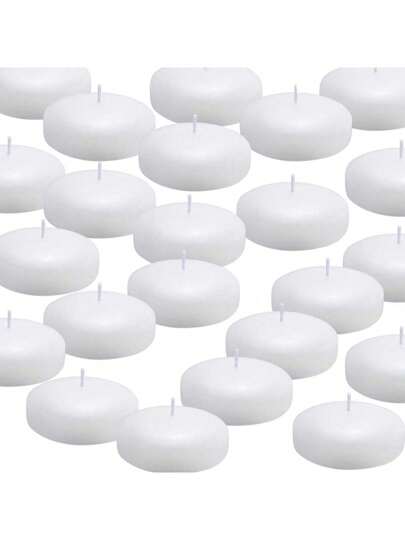 10pcs/Pack Floating Candle Centerpieces, Unscented Floating Candle Decorations, Floating Candle Vase Suitable For Valentine's Day, Thanksgiving, Wedding, Holiday, Party And Home Decor