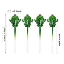 Cactus Water Drip Irrigation Device With Cute Shape Design Portable Potted Plant Waterer Suitable For Home Office School - Green - View 3